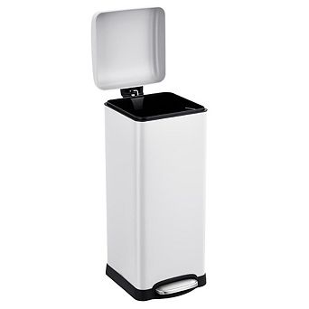Fingerprint-Proof Stainless Trash Can, 8 Gallon