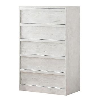5 Drawer Dresser for Bedroom, Natural 5 Chest of Drawers Tall with Large Drawers Storage