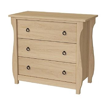 Tall 3-Drawer Dresser for Bedroom, Freestanding Wooden Storage Chest with Drawers