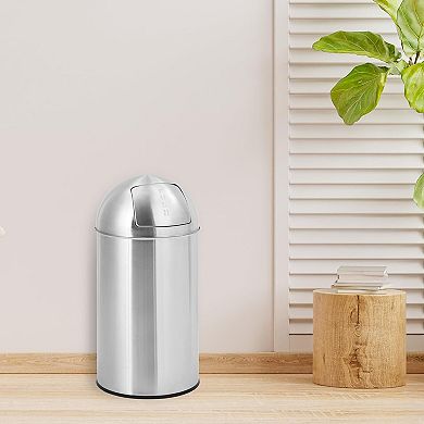 50L Heavy-Duty Stainless Trash Can