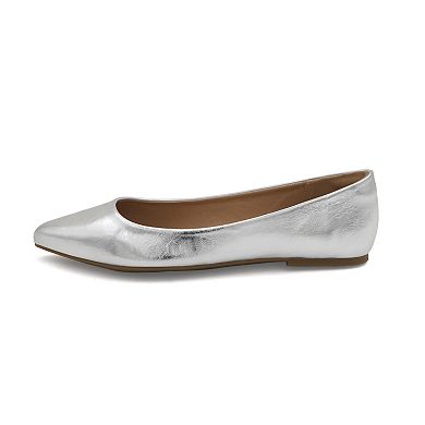 Women's Pointed Toe Ballet Flats - Classic Everyday Comfort Shoes