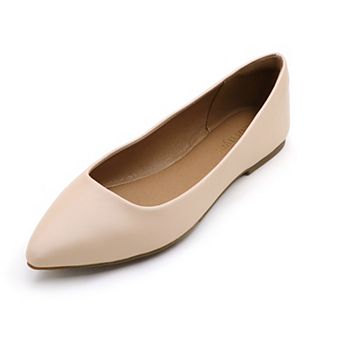 Women's Pointed Toe Ballet Flats - Classic Everyday Comfort Shoes