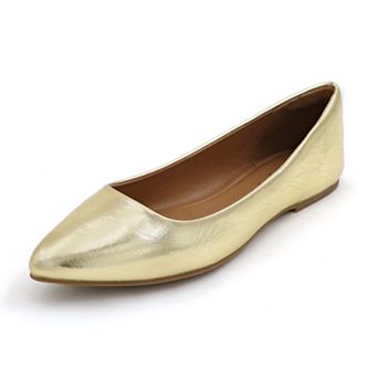 Women's Pointed Toe Ballet Flats - Classic Everyday Comfort Shoes