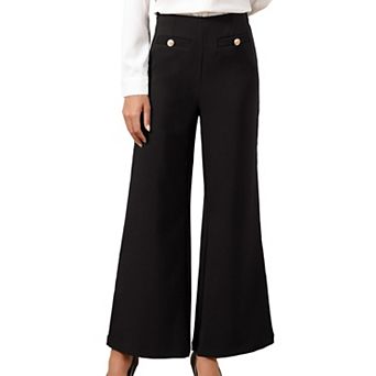Wide Leg Dress Pants for Women High Waisted Work Business Casual Trousers