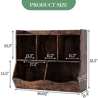 Kids Bookshelf and Toy Storage