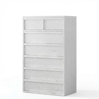 7 Drawer Dresser, 46.8 in Tall Modern 7 Chest of Drawers w/Large Drawers Storage, Dresser Organizer