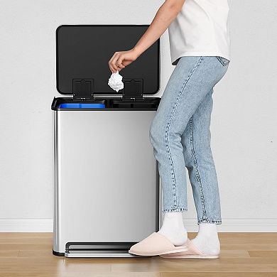 16 Gallon Stainless Steel Trash Can