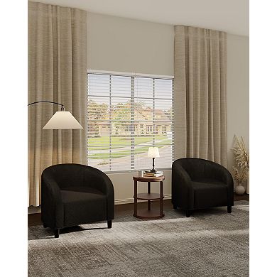 Round Armchair for Bedroom Office Reception