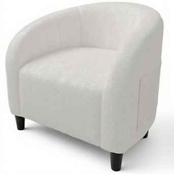 Round Armchair for Bedroom Office Reception