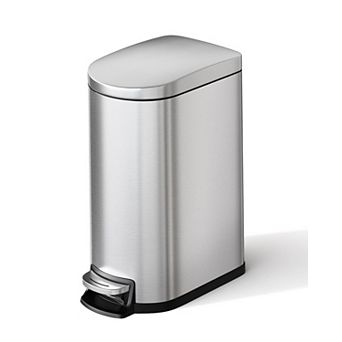 10L Stainless Steel Step Trash Can