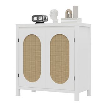 Storage Cabinet with PVC Woven Doors