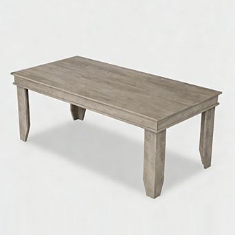 Farmhouse Dining Table for 6-8 People, 71 in Long Kitchen Tables w/Wooden Sturdy Frame,Non-extendable