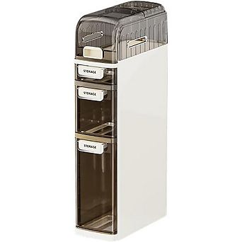 Slim Bathroom Storage Cabinet 4 tier