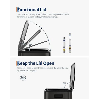 Dual Kitchen Garbage Bin