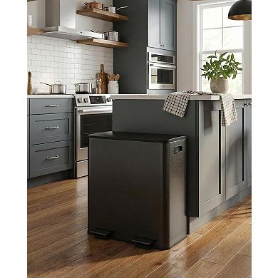 Dual Kitchen Garbage Bin