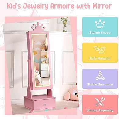 Kids Jewelry Armoire Cabinet