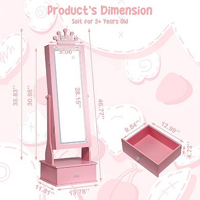 Kids Jewelry Armoire Cabinet