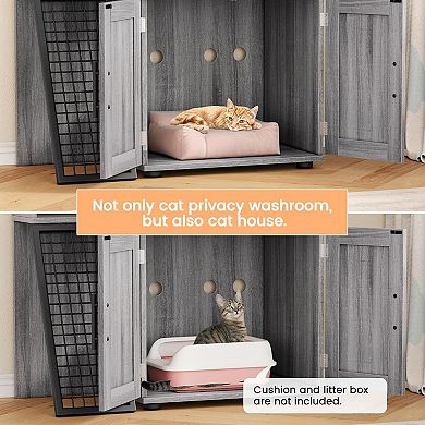 Cat Litter Box Enclosure Furniture