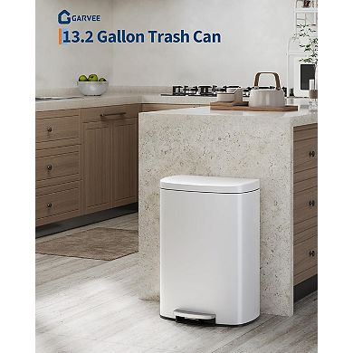 50L Stainless Steel Kitchen Trash Can