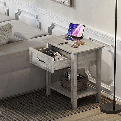 Farmhouse Nightstand Set Of 2