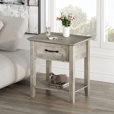 Farmhouse Nightstand Set Of 2