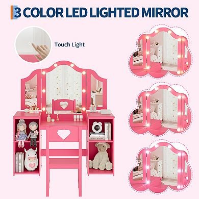 Princess Vanity Table & Chair Set