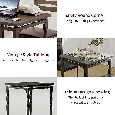 3-Piece Dining Table Set for 2