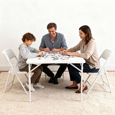 34 Inch Fold-in-Half Card Table