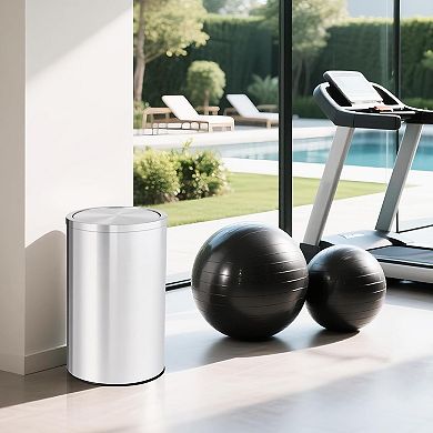 50 Liter Trash Can Stainless Steel Garbage Can