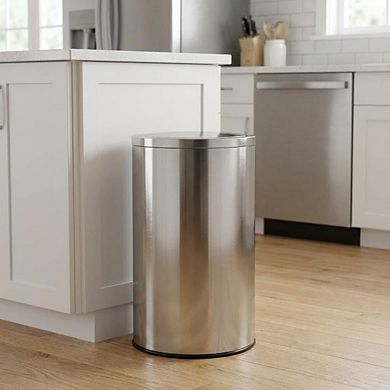 50 Liter Trash Can Stainless Steel Garbage Can