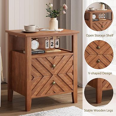2 PCS LED Night Stand