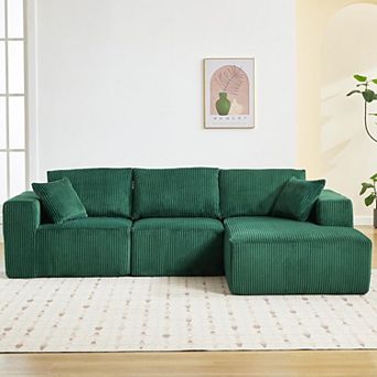 108" Sectional Boneless Cloud Couch