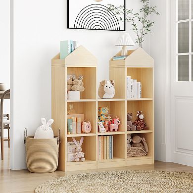 Wooden Kids Bookshelf