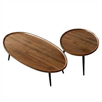 Modern Nesting Side Table Set of 2