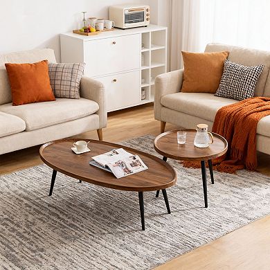 Modern Nesting Side Table Set of 2