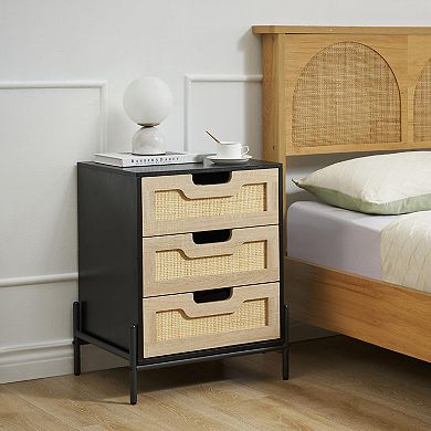 Rattan Night Stand