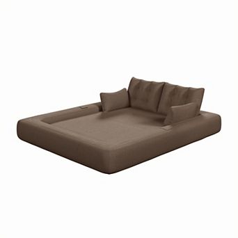 GOODSILO Multi-Functional Foldable Sofa Bed with Convertible Design and Plush Pillows