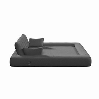 GOODSILO Multi-Functional Foldable Sofa Bed with Convertible Design and Plush Pillows