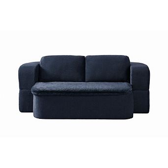 GOODSILO Convertible Sleeper Sofa Modern Folding Futon Floor Foam Compression Sofa Bed Couch