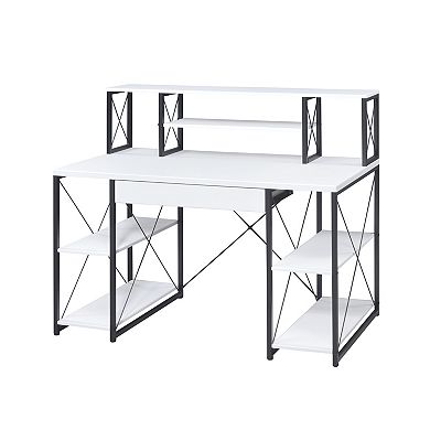 GOODSILO Versatile All-Purpose Writing Desk with Storage Compartments