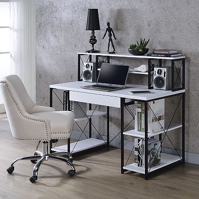 GOODSILO Versatile All-Purpose Writing Desk with Storage Compartments