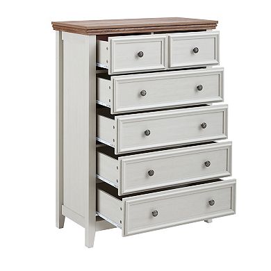 Freestanding Storage Cabinet with 6 Drawers