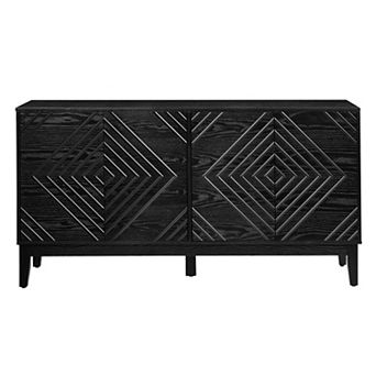 60.5" Storage Cabinet with Adjustable Shelves