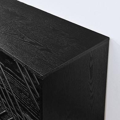 60.5" Storage Cabinet with Adjustable Shelves