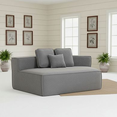 GOODSILO Compressed Modular Floor Sofa Chair with Wide Seat and Back Cushions