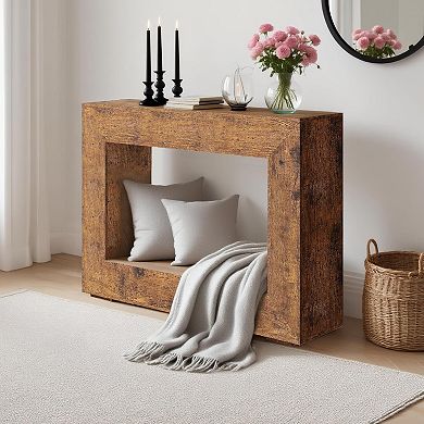 Console Table,47-Inch Long Console Table,Wooden Rectangular Sofa Table Behind The Couch