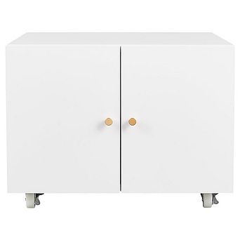 Metal Printer Stand with Storage, Heavy Duty 3D Printer Cabinet on Wheels for Home Office