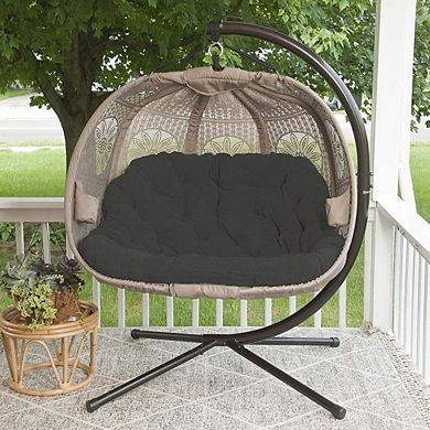 Pumpkin Style Hanging Chair with Cover