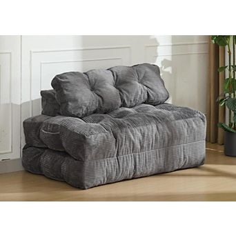 Folding Sofa Bed with Back Support, Convertible Sleeper Chair with Pilow Foldable Matress