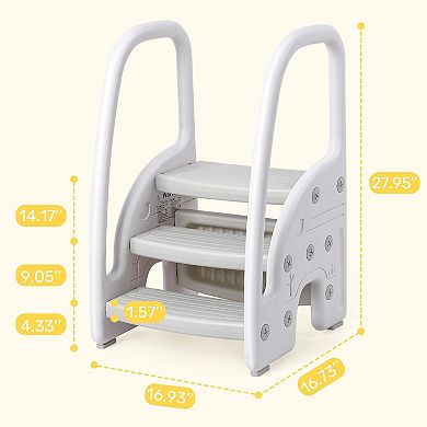 3-Step Step Stool,Toilet Potty Training